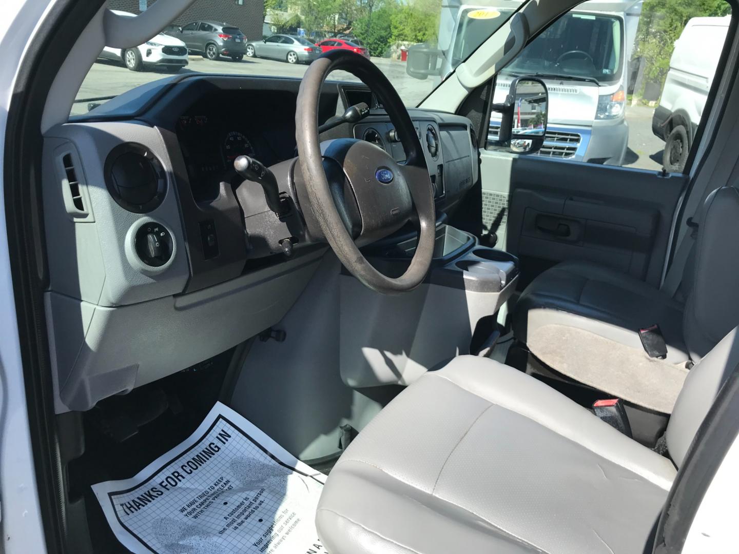 2012 White /Gray Ford Econoline E350 350 (1FTSE3EL4CD) with an 5.4 V8 engine, Automatic transmission, located at 577 Chester Pike, Prospect Park, PA, 19076, (610) 237-1015, 39.886154, -75.302338 - Photo#8